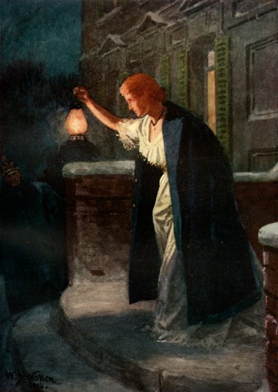She Stood and Swung the Lantern Slowly from Side to Side by William Barnes Wollen