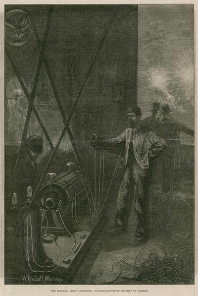 The Electric Light: Dynamo-Electrical Machine of Gramme by William Bazett Murray
