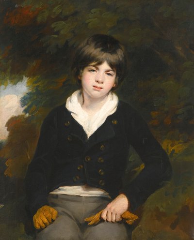 Portrait of a Boy, Said to be Master Barker by William Beechey