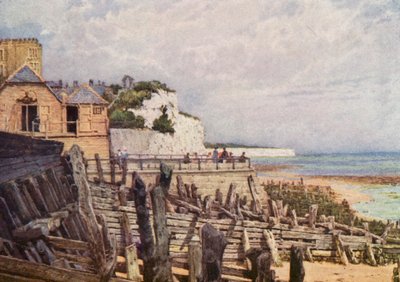 An old bit of Broadstairs from the Pier by William Biscombe Gardner