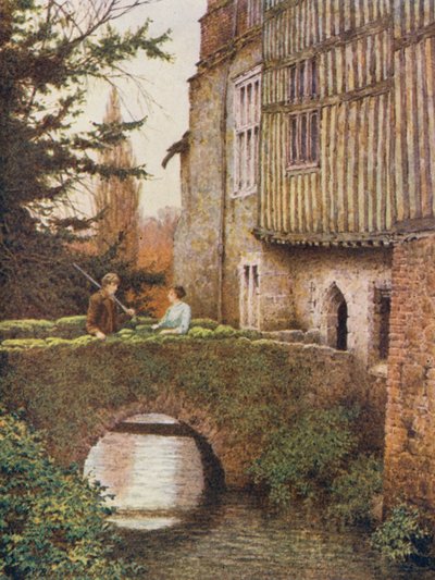 The East Side of Ightham Mote by William Biscombe Gardner
