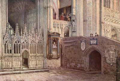 The Martyrdom, Canterbury Cathedral by William Biscombe Gardner