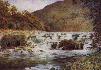 The Waterfall, Monsal Dale by William Biscombe Gardner