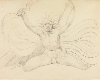 Albion Compelling the Four Zoas to Their Proper Tasks by William Blake