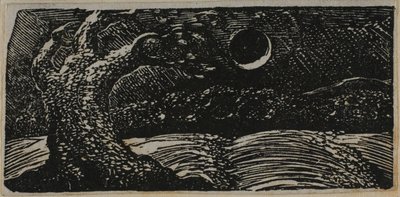Blasted Tree and Flattened Crops, from The Pastorals of Virgil by William Blake