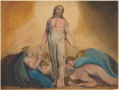 Christ Appearing to His Disciples After the Resurrection by William Blake