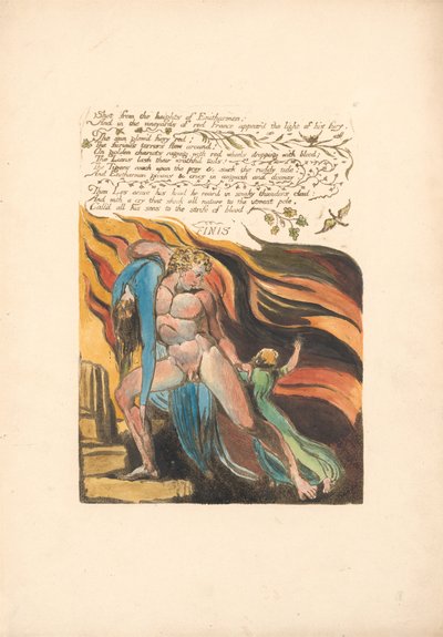 Shot from the heights of Enitharmon (Plate 17) by William Blake