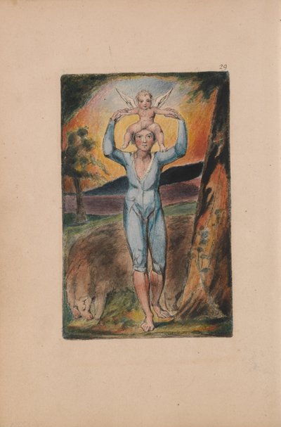 Songs of Innocence and of Experience, Plate 29, Experience Frontispiece (Bentley 28) by William Blake