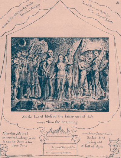 The Book of Job Illustrations by William Blake