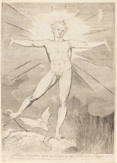 The Dance of Albion Glad Day by William Blake