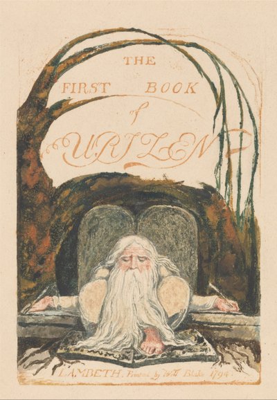 The First Book of Urizen, Plate 1, The First Book of Urizen. (Bentley 1) by William Blake