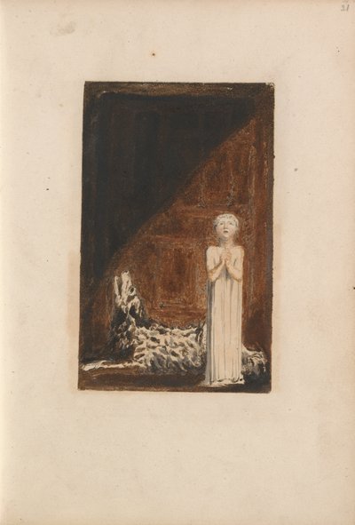 The First Book of Urizen, Plate 25 (Bentley 26) by William Blake