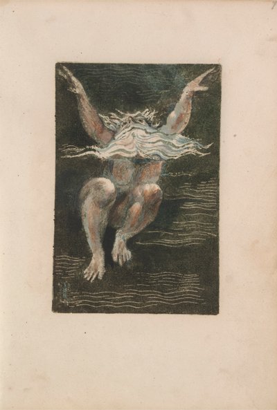 The First Book of Urizen, pl.7 by William Blake