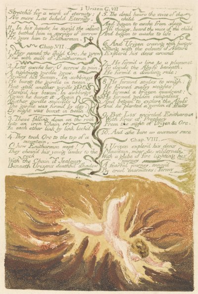 The First Book of Urizen, plate 19, 