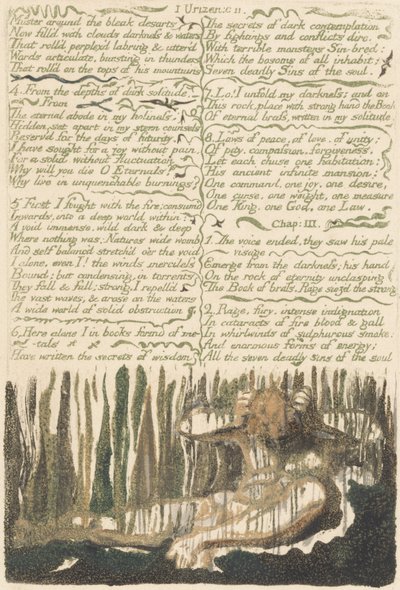 The First Book of Urizen, plate 4, 