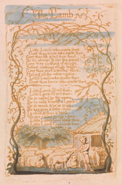 The Lamb (Plate 8) by William Blake