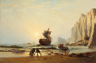Shipwrecked Off Labrador 1867 by William Bradford