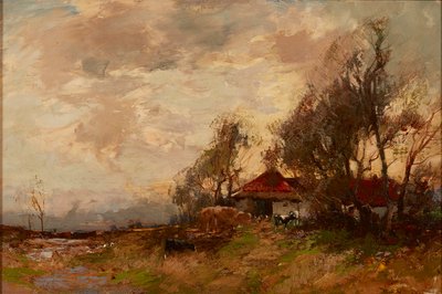 A Farm Steading by William Bradley Lamond