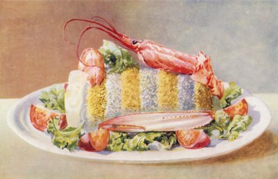 Dressed Cod with Crayfish by William Bradshaw Handforth
