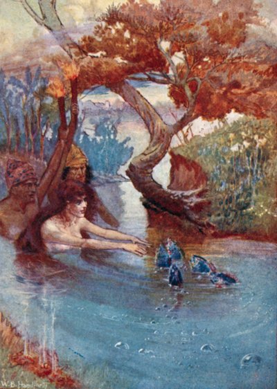 Illustration for Vathek, An Arabian Tale, by William Beckford by William Bradshaw Handforth