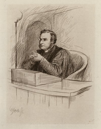 Archibald Hamilton Charteris, Professor of Biblical Criticism and Biblical Antiquities by William Brassey (after) Hole