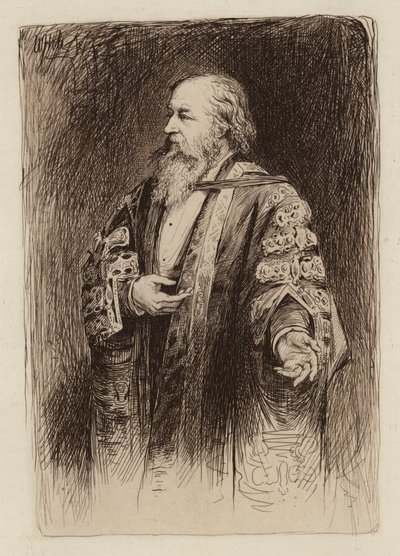 Sir Alexander Grant, Vice-Chancellor and Principal by William Brassey (after) Hole
