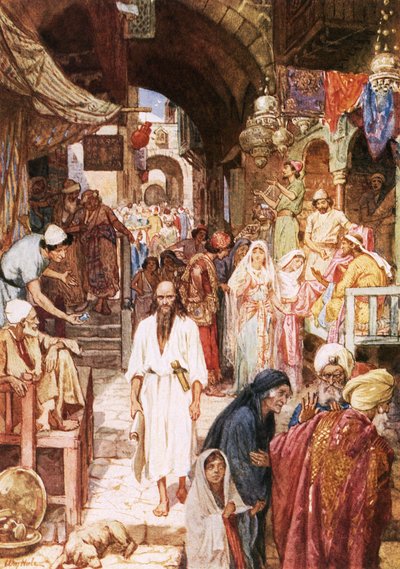 Isaiah witnesses the vice and folly of Jerusalem by William Brassey Hole
