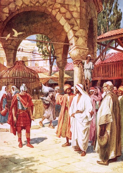 The Centurion Beseeching Jesus on Behalf of His Servant by William Brassey Hole