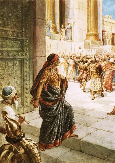 The Coronation of Joash, and Death of Athaliah by William Brassey Hole