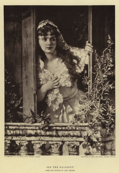 On the Balcony by William Brint Turner