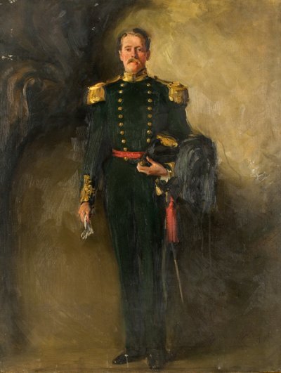 A Man in the Green Uniform of the Scottish Archers by William Bruce Ellis Ranken