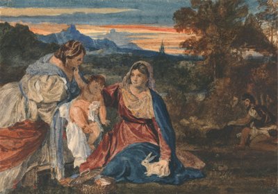 Madonna with a Rabbit by William Callow