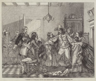 Charles II in Holland, Before the Restoration by William Carpenter