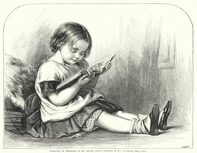 Reading by William Charles Thomas (after) Dobson