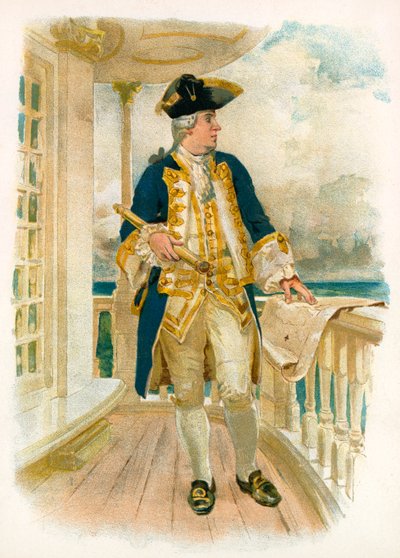 Admiral, 18th century by William Christian Symons