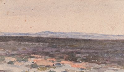 Landscape: Valley with Mountain in Distance by William Collins