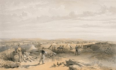 Camp of the 4th Division, 15 July 1855 by William Crimea Simpson