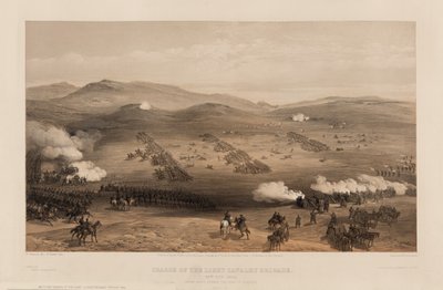 Charge of the Light Brigade under Major General the Earl of Cardigan, 1855 by William Crimea Simpson