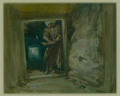 Gallery under Golden Gateway, Jerusalem, 1871 by William Crimea Simpson