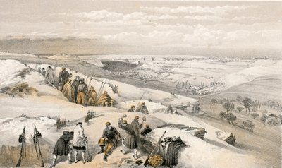 Sebastopol from the 26 Gun Battery on the Extreme Right of the French Attack by William Crimea Simpson