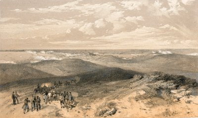 Sebastopol from the Rear of the English Batteries by William Crimea Simpson