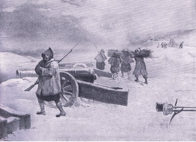 Sentinel of the Zouaves before Sevastopol by William Crimea Simpson
