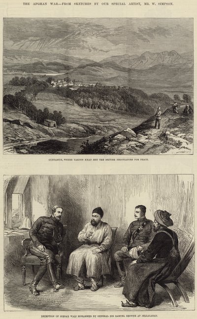 The Afghan War by William Crimea Simpson