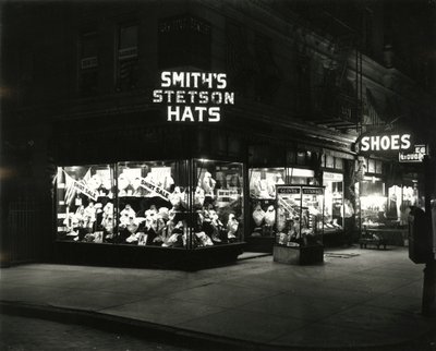 Lit Up Store Fronts Advertising Smith