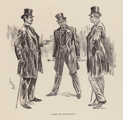 A Chat in Piccadilly by William Douglas Almond