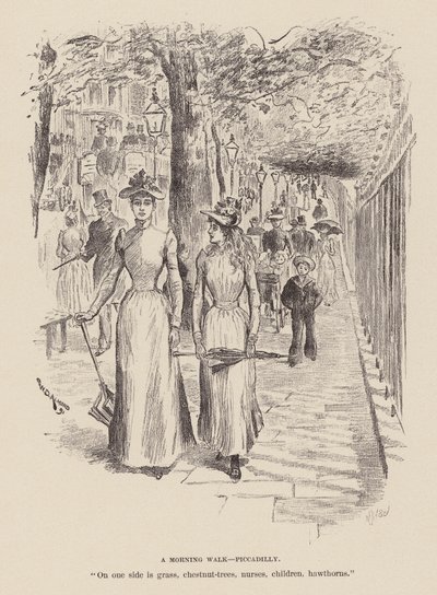 A morning walk, Piccadilly by William Douglas Almond