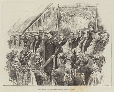 Opening of the New Oxford House, Bethnal Green by William Douglas Almond