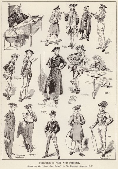 Schoolboys through the ages by William Douglas Almond