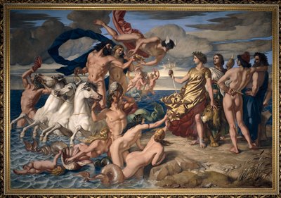 Neptune resigning the Empire of the Seas to Britannia by William Dyce