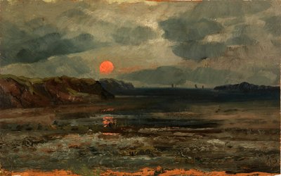 Sunrise over Fishing Waters--Maine by William E. Norton